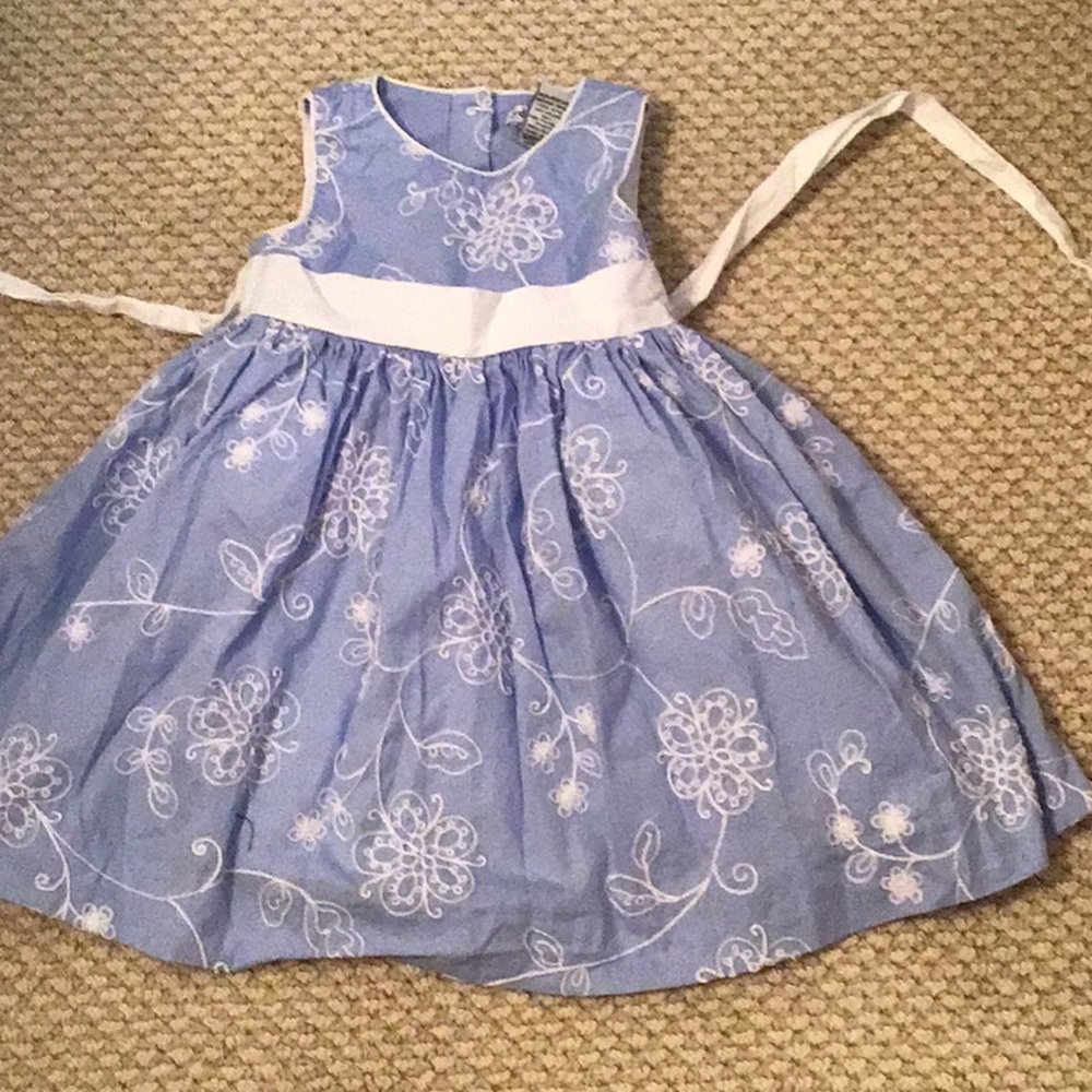 Lydia Jane 2T girls blue dress.